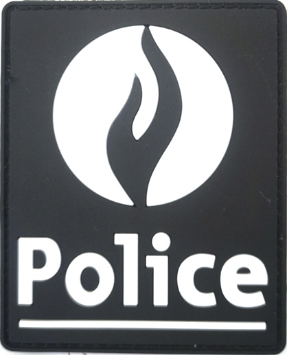 Belgian Police Logo Patch